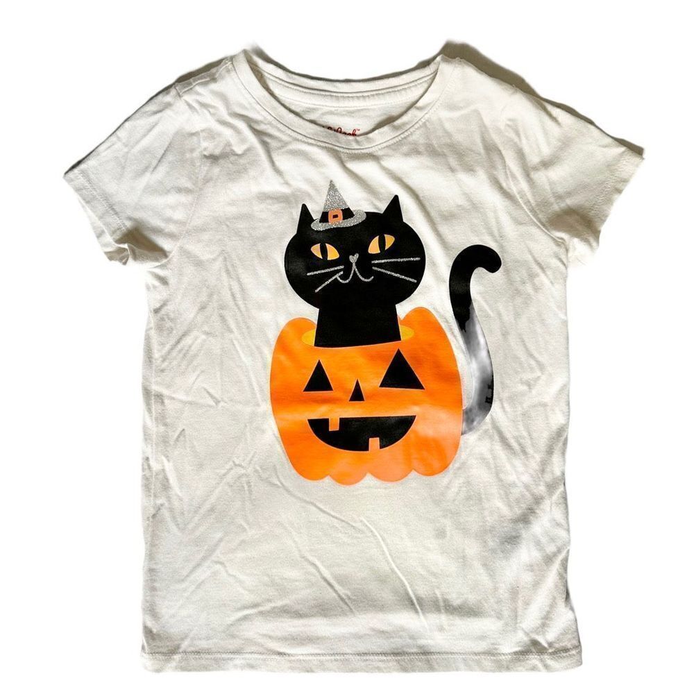 Halloween Cat Short-sleeve T-shirt, 4T